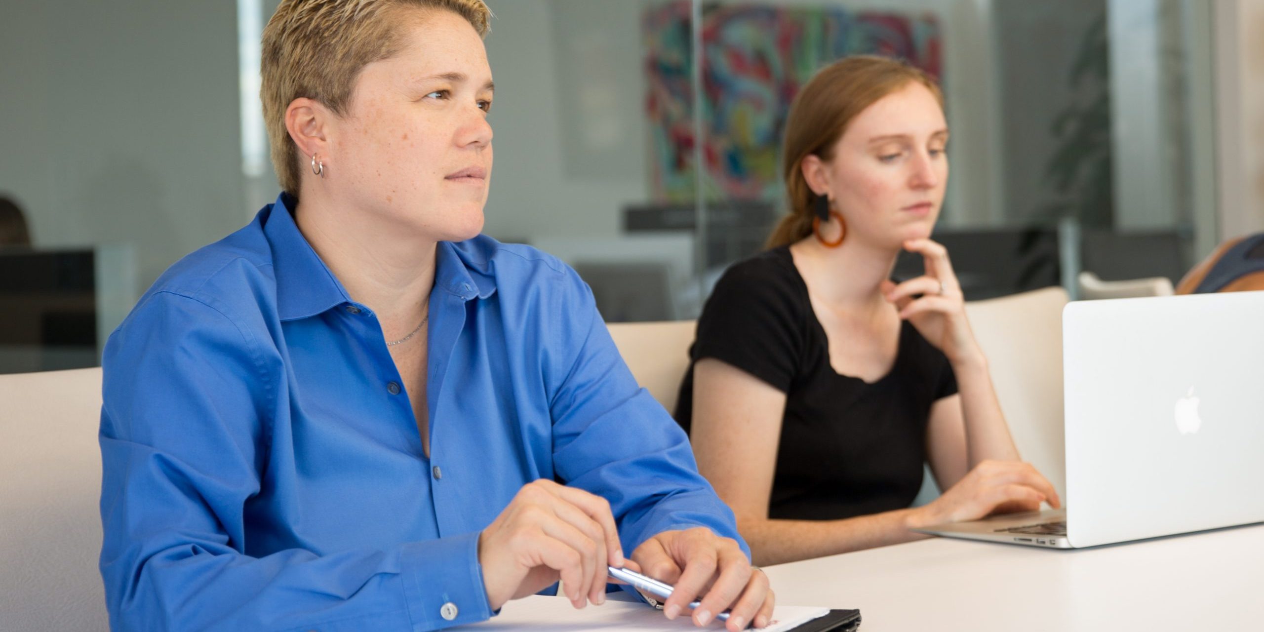 Lani Langton Business Advisor with client